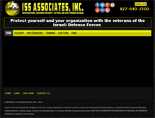 Tablet Screenshot of issassociates.com